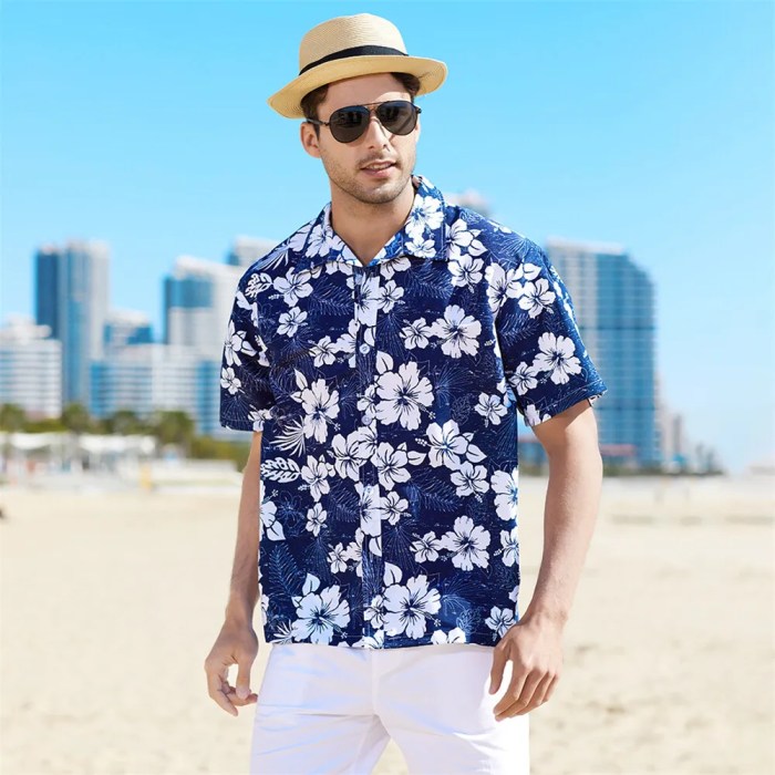 Hawaiian mens dress shirts