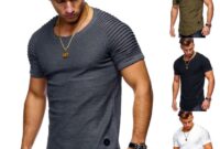 Men's athletic fit short sleeve dress shirts