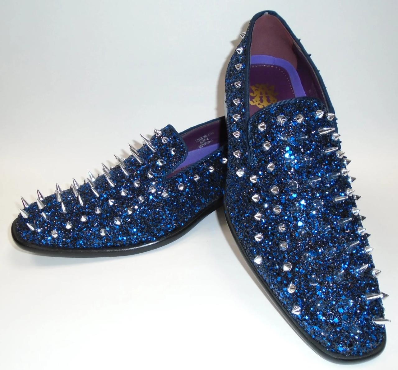 Royal blue dress shoes mens