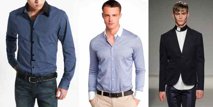 Flashy men's dress shirts