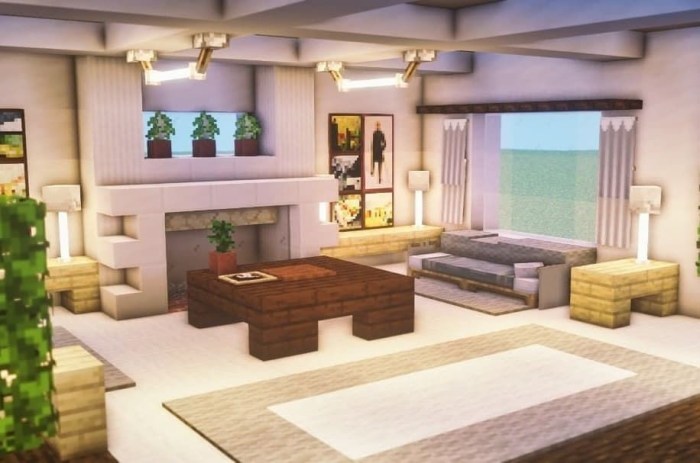 How to decorate room minecraft