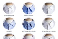 Mens dress shirt collars