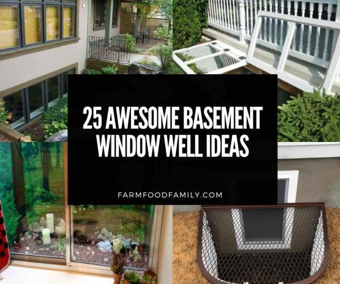 How to decorate a basement window