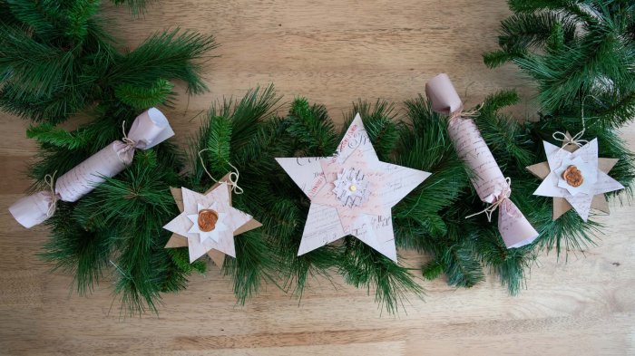 How to make a christmas decoration with paper