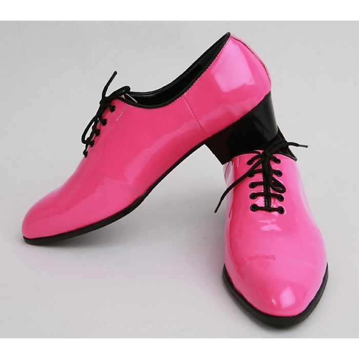 Pink dress shoes men