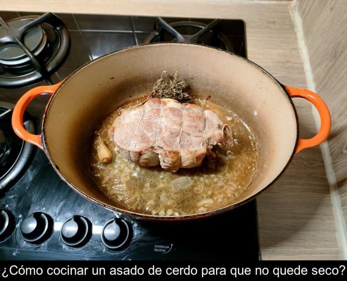 How to cook a roast pork spanish style