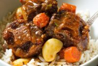 Oxtail oxtails jamaican slow cooker braised iheartrecipes makanan jamaika khas flavor craving