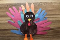 How to make hand turkey decoration