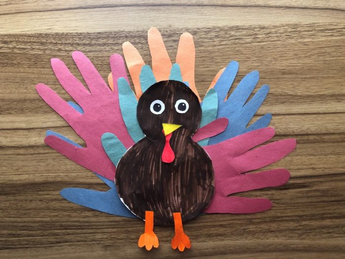 How to make hand turkey decoration