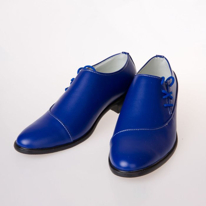 Royal blue dress shoes mens