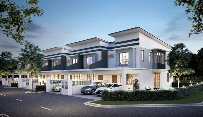 Desain teras rumah dobel