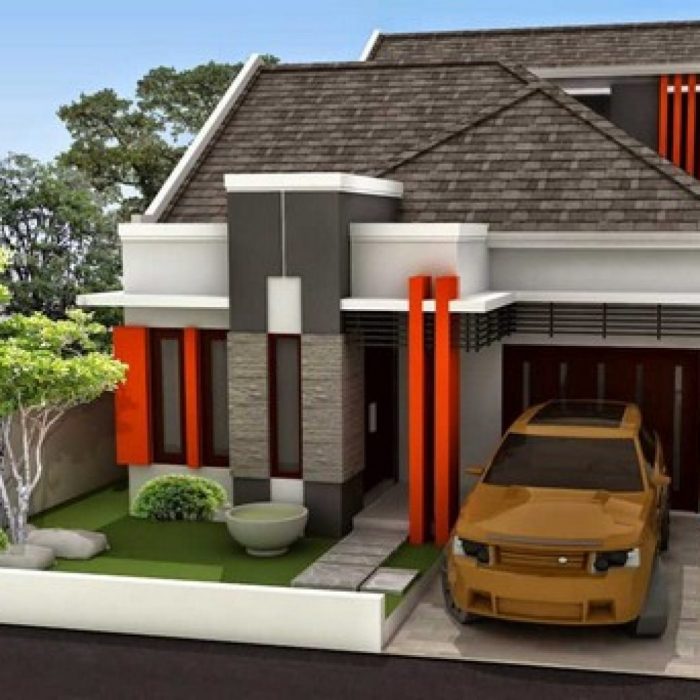 Desain teras rumah minimalis type 22 60